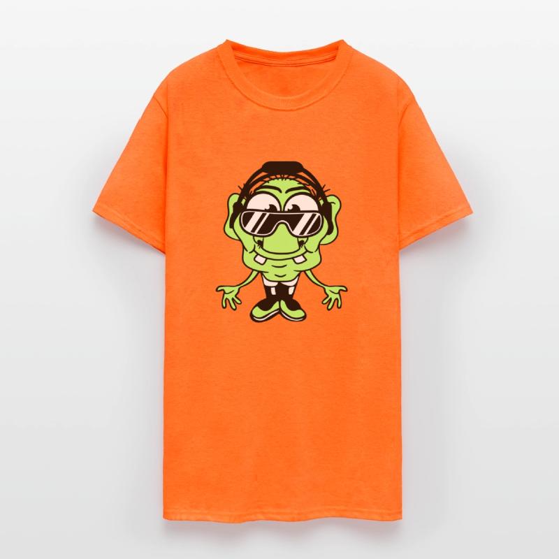 Funny Cool DJ Gnome Old Man Kobold Party Monster