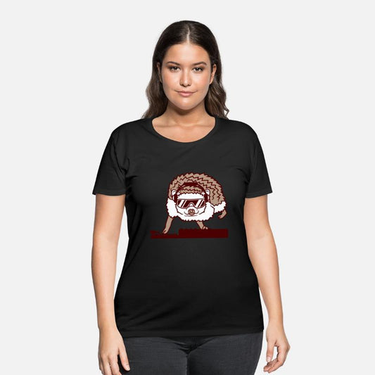 Funny Cool DJ Hedgehog Cute Animal Mixing Console