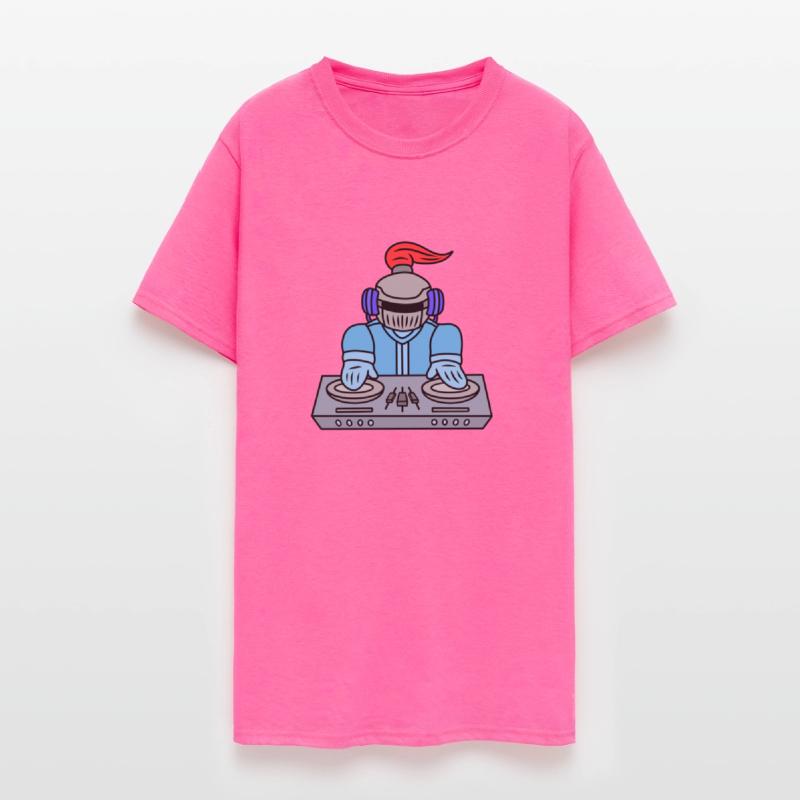 Funny disc jockey knight