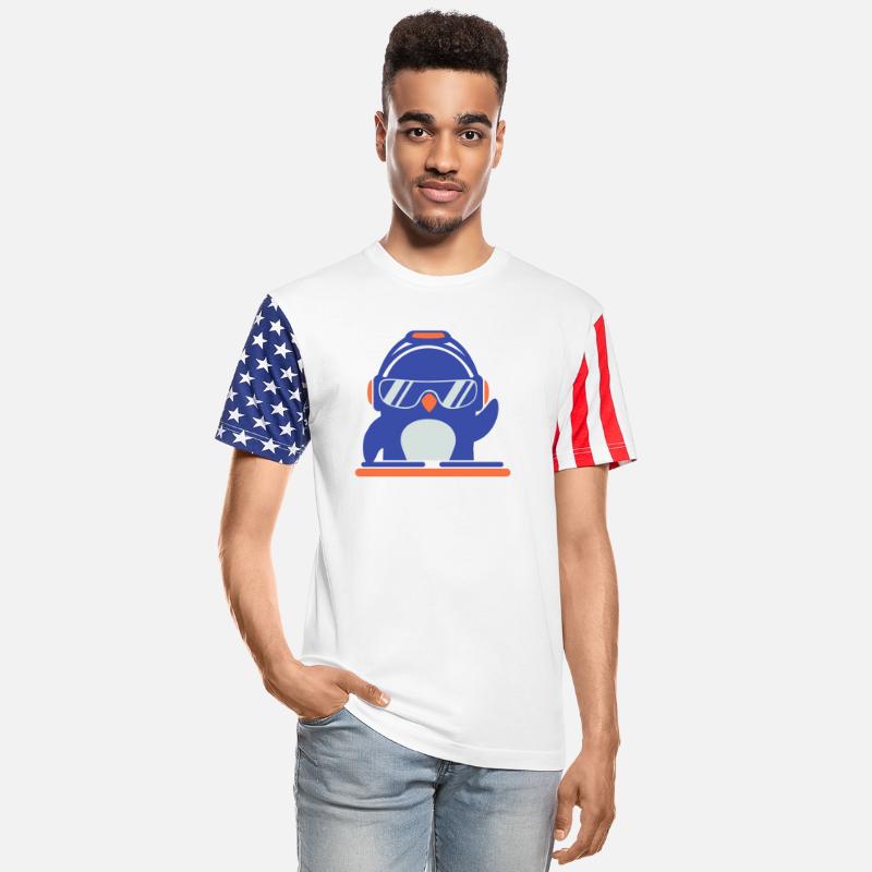 Funny DJ Penguin Sunglass Mixing Music Party Club