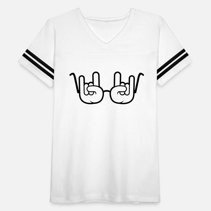 Funny Heavy Metal Sunglasses Horns Hand Gesture