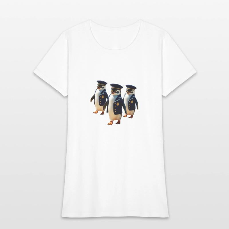 Funny Penguin T-Shirt for Army & Fishy Humor Fans