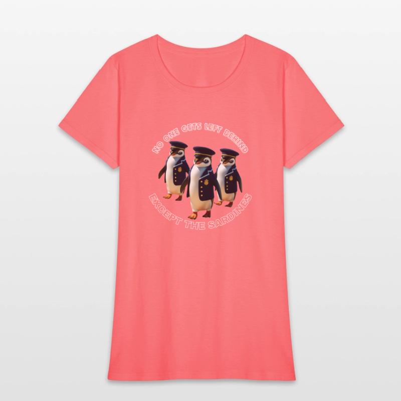 Funny Penguin T-Shirt for Army & Fishy Humor Fans