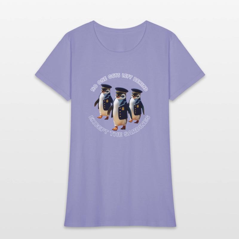 Funny Penguin T-Shirt for Army & Fishy Humor Fans