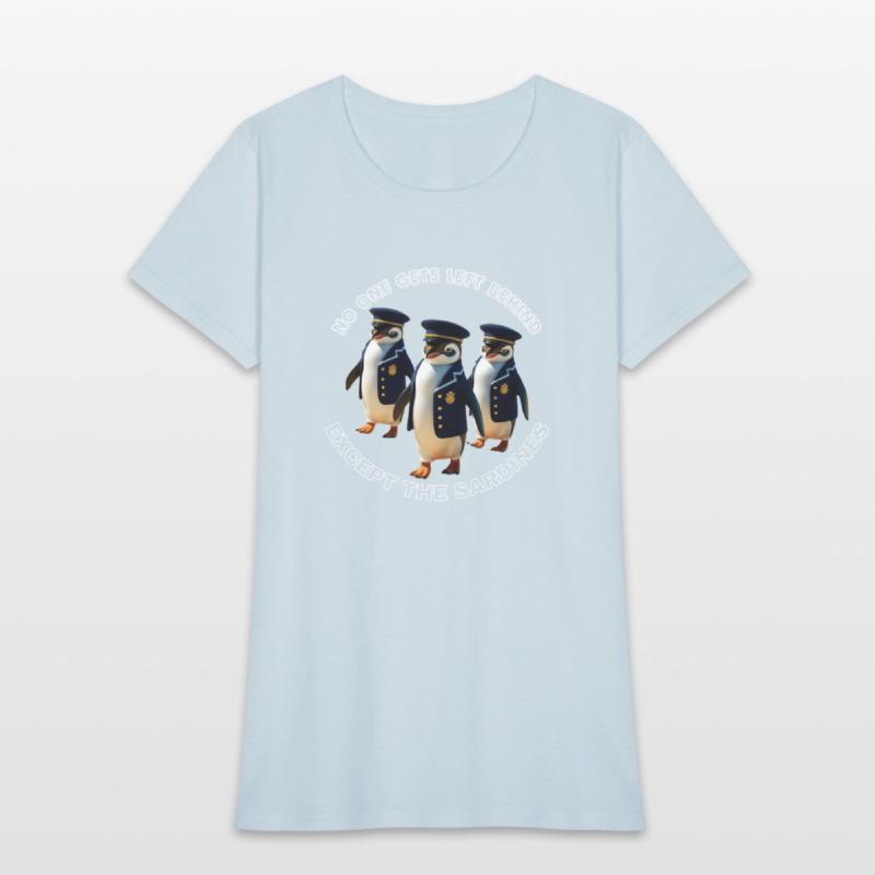 Funny Penguin T-Shirt for Army & Fishy Humor Fans