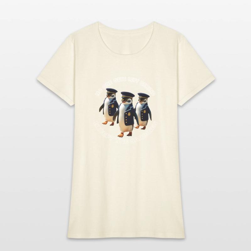 Funny Penguin T-Shirt for Army & Fishy Humor Fans