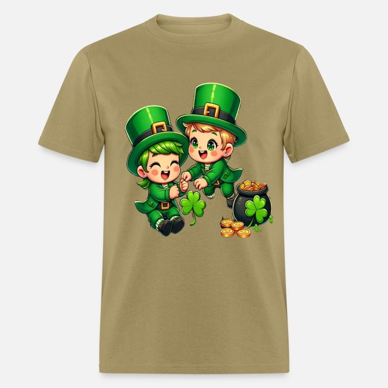Funny Playful leprechaun duo St. Patrick's Day