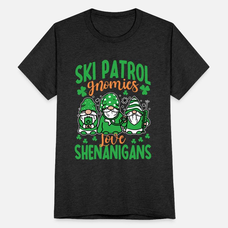 Funny Ski Patrol St. Patrick's Day