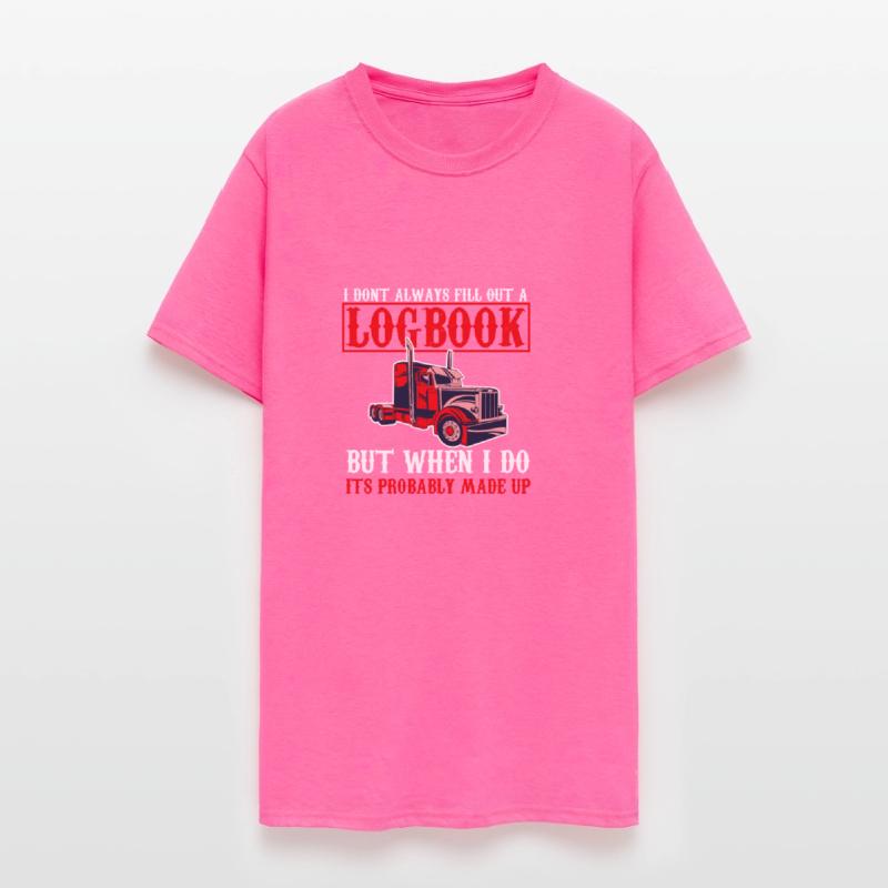 Funny Trucker Logbook Vintage Quote Truck Driving