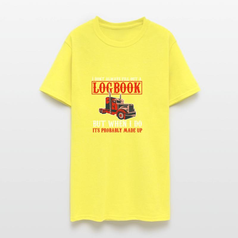 Funny Trucker Logbook Vintage Quote Truck Driving