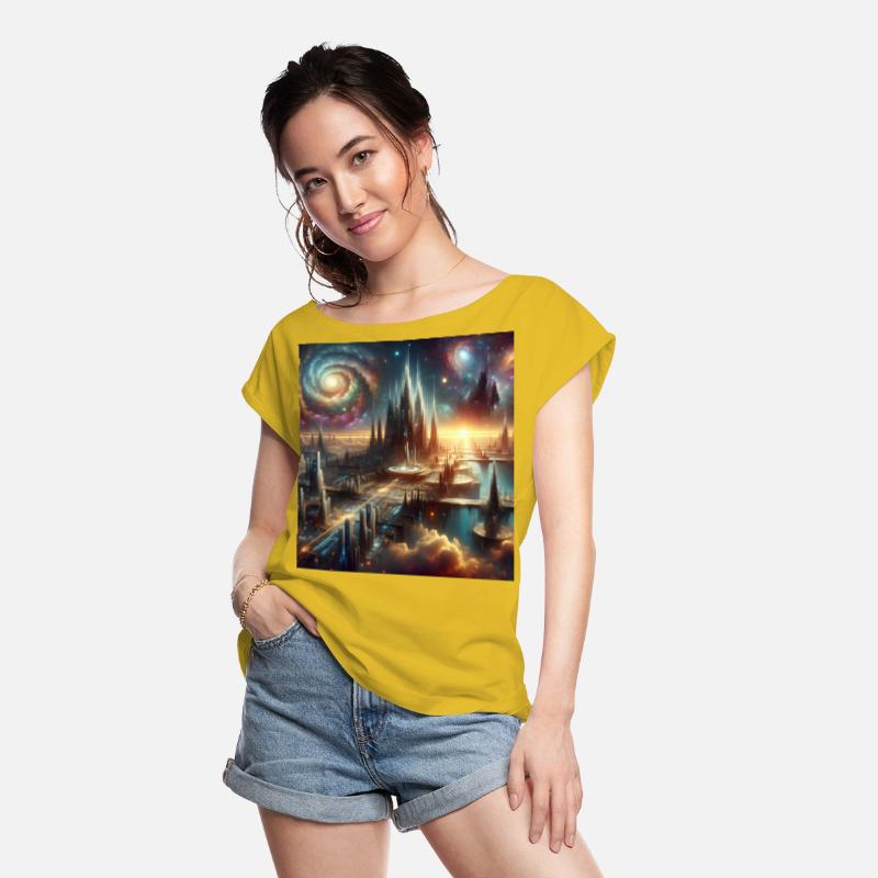 Future Sci-Fi Cityscape Alien Planet King's Castle