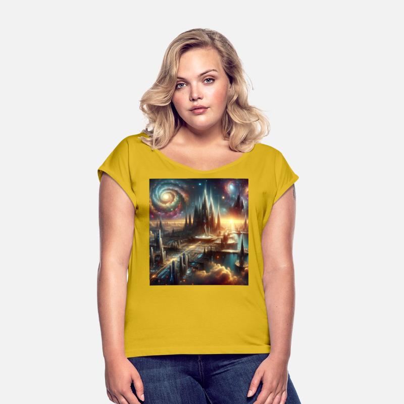 Future Sci-Fi Cityscape Alien Planet King's Castle