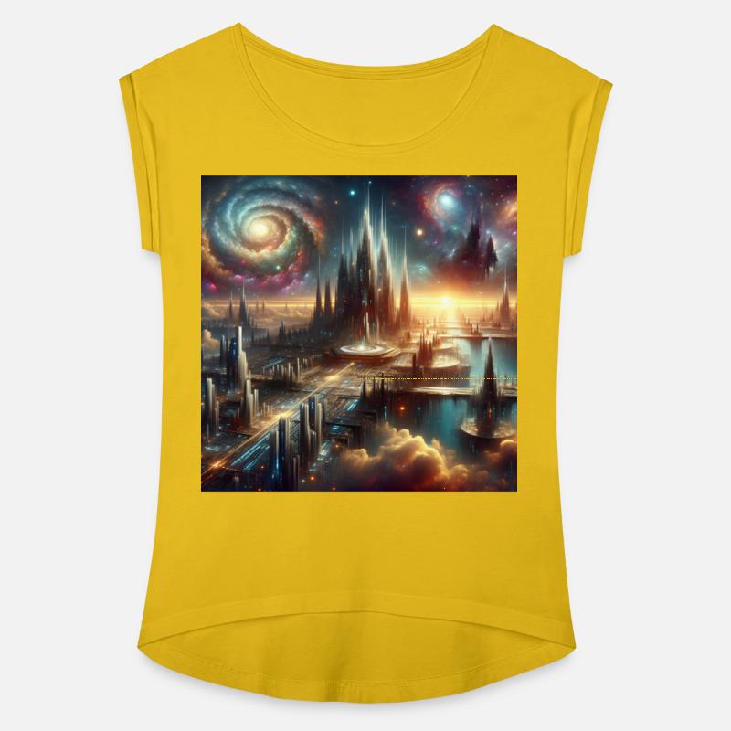 Future Sci-Fi Cityscape Alien Planet King's Castle