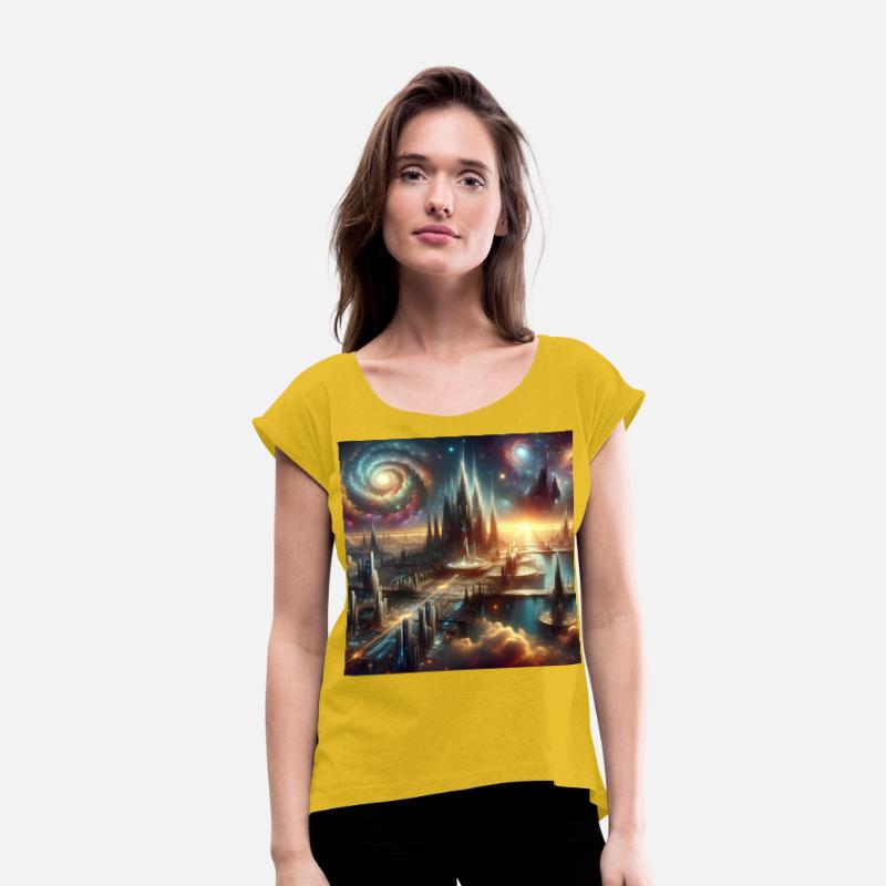 Future Sci-Fi Cityscape Alien Planet King's Castle