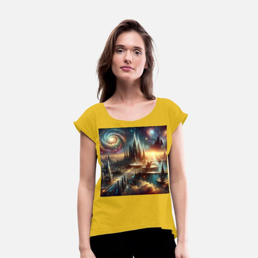 Future Sci-Fi Cityscape Alien Planet King's Castle