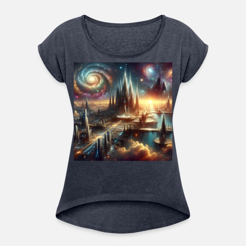 Future Sci-Fi Cityscape Alien Planet King's Castle