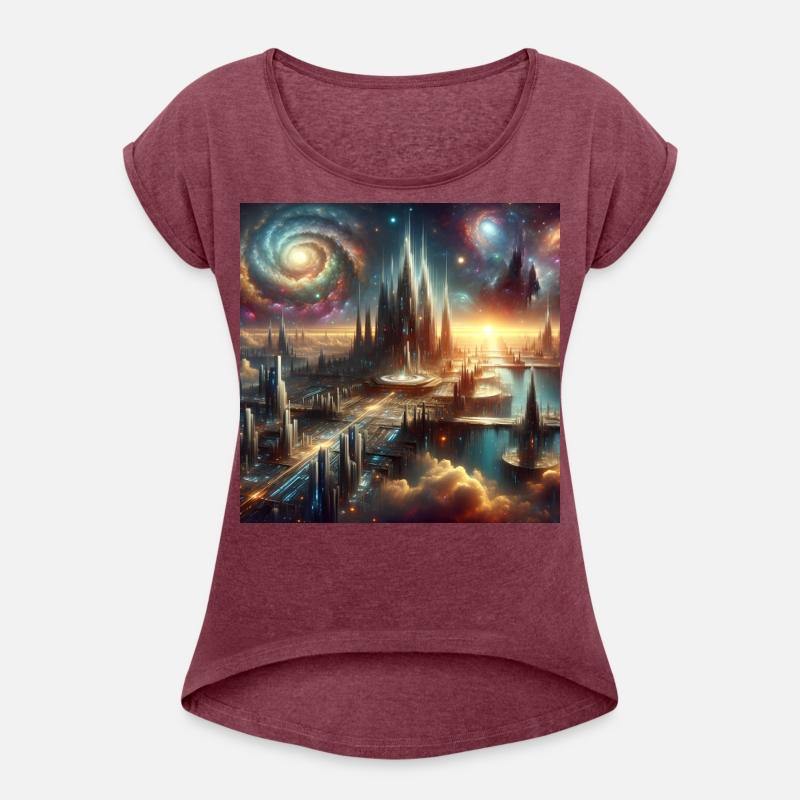 Future Sci-Fi Cityscape Alien Planet King's Castle