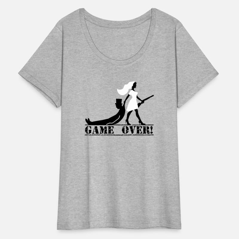 game over bride and groom