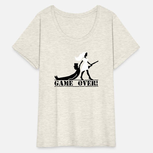 game over bride and groom