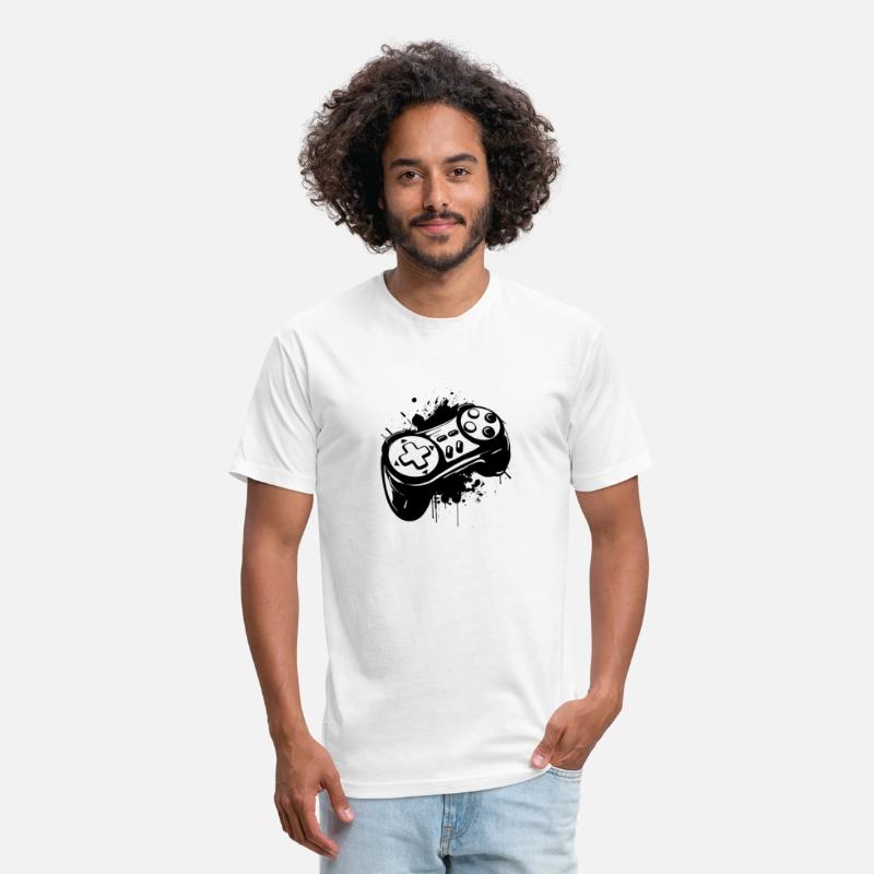 Gaming Controller Color Splotch