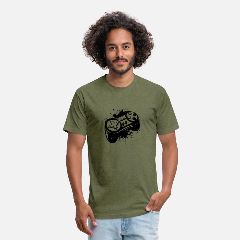 Gaming Controller Color Splotch