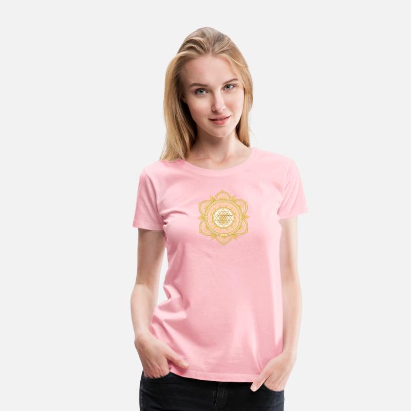 Golden Sacred Geometry Lotus Design