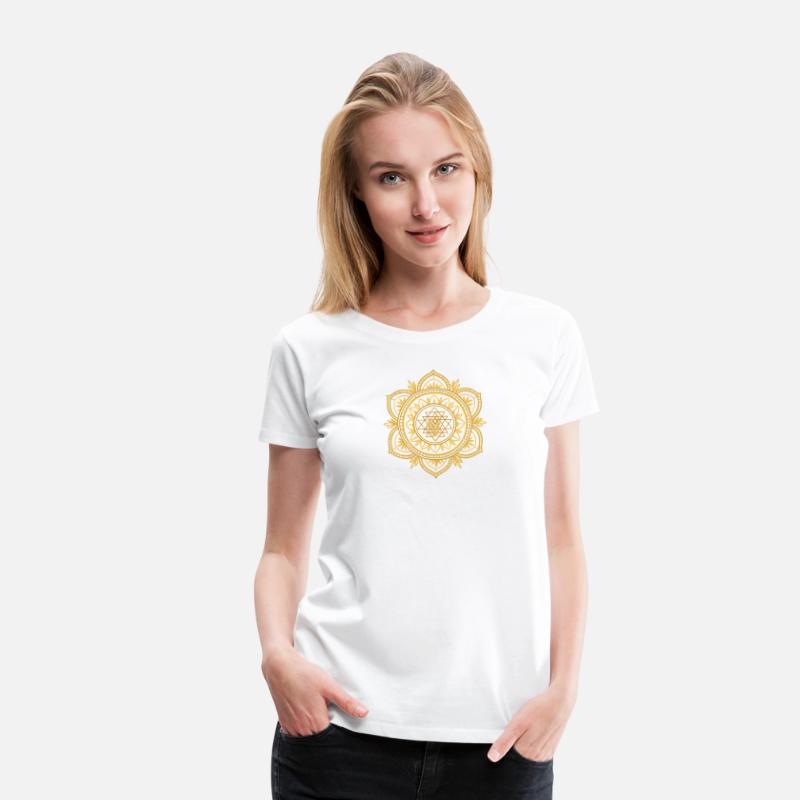 Golden Sacred Geometry Lotus Design