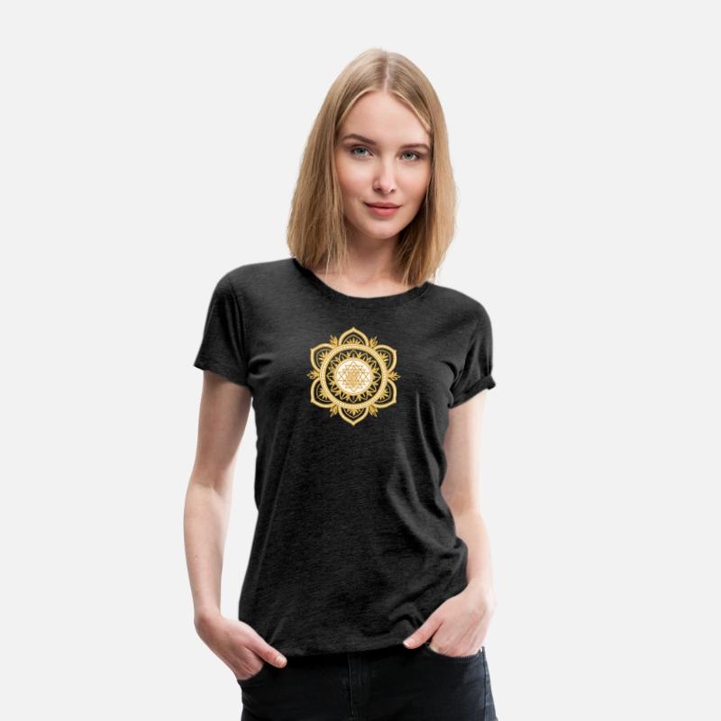 Golden Sacred Geometry Lotus Design
