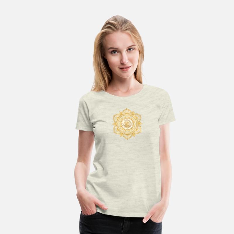 Golden Sacred Geometry Lotus Design