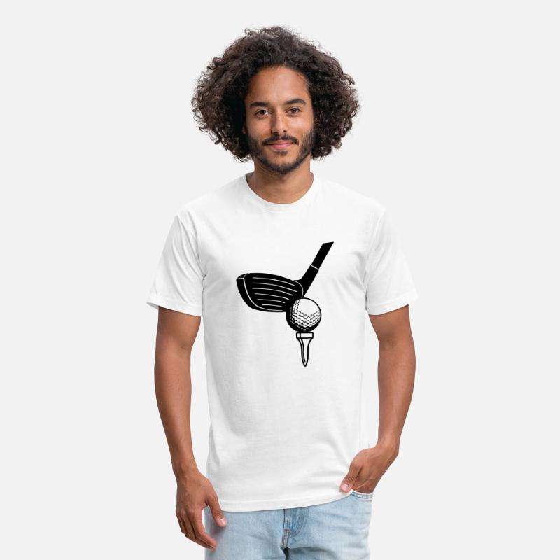 Golf bal en golf stick