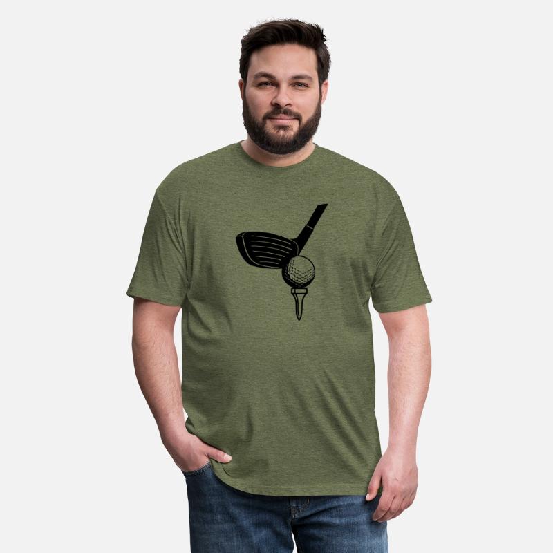 Golf bal en golf stick