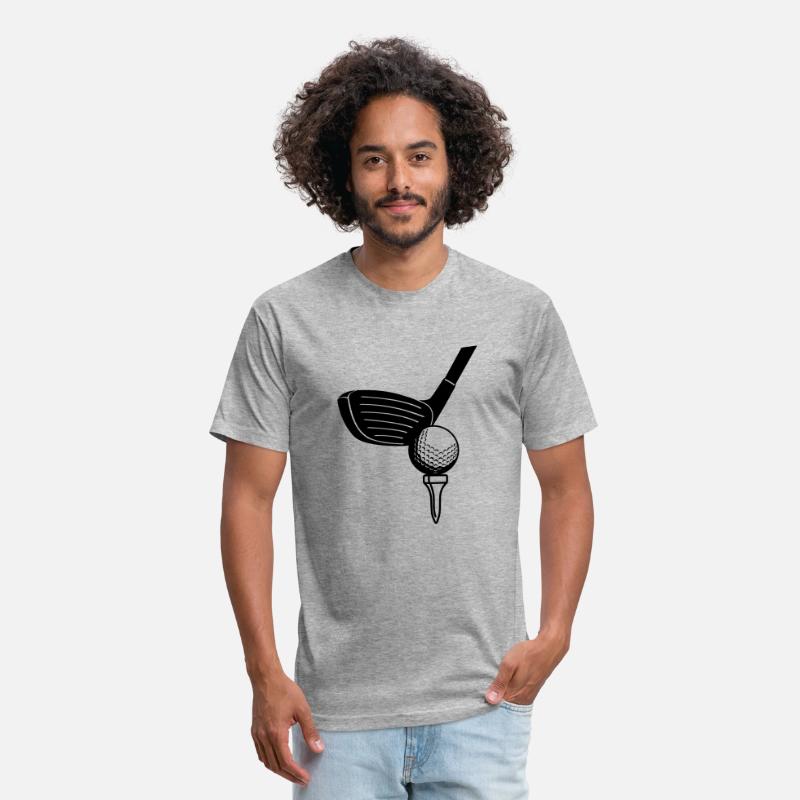 Golf bal en golf stick