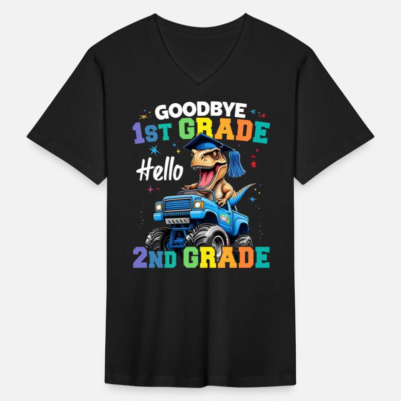 Goodbye 1st Grade Graduation T Rex Monster Truck