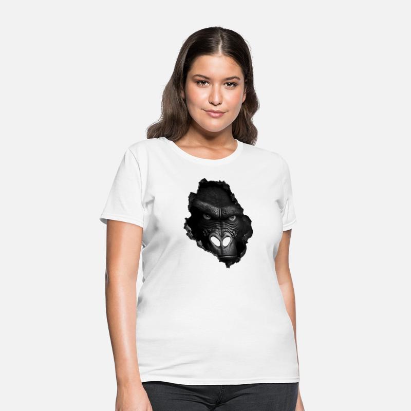 Gorilla Face Wall Animal Print Animal