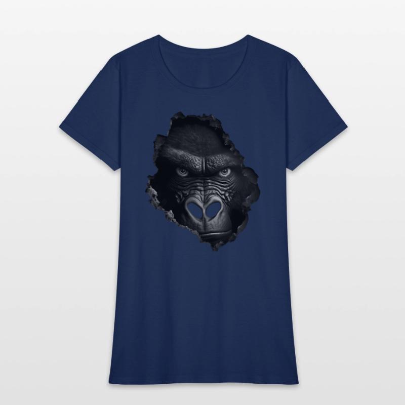 Gorilla Face Wall Animal Print Animal