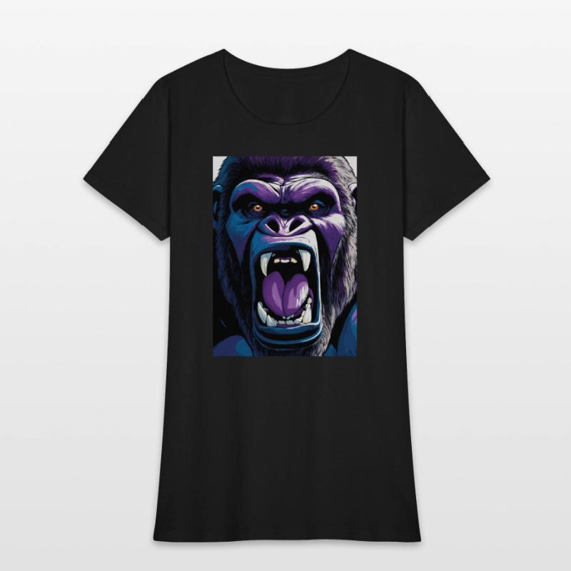 gorilla yelling