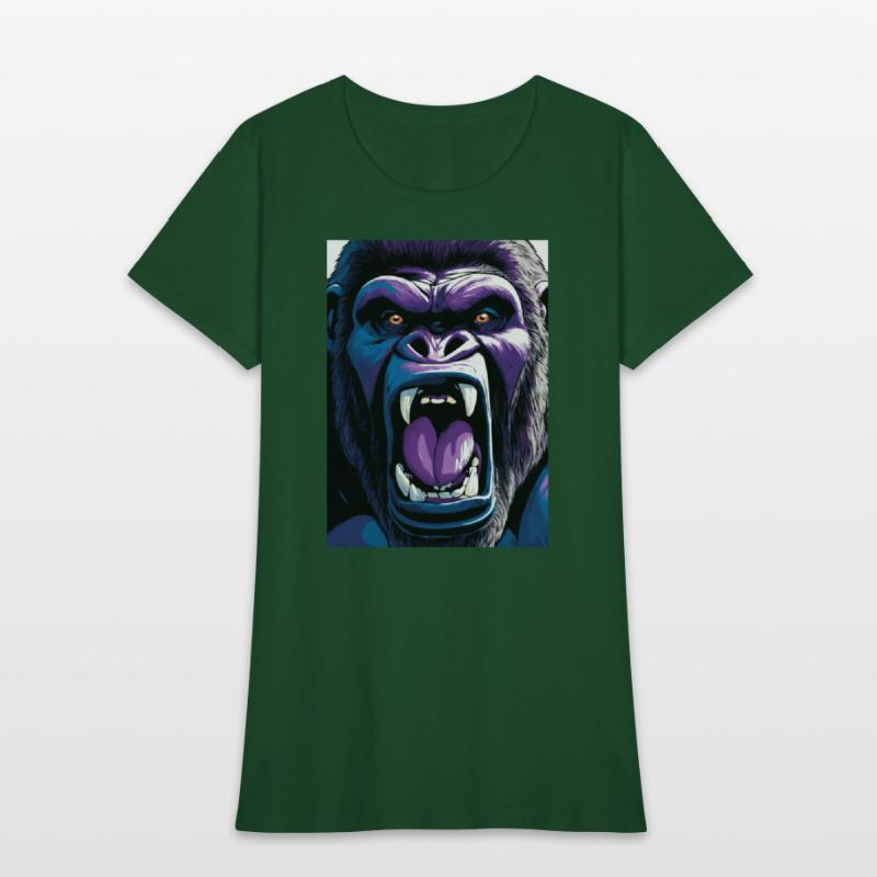 gorilla yelling