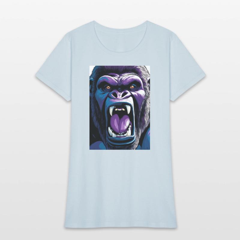 gorilla yelling