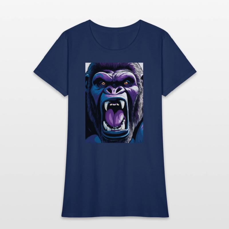 gorilla yelling