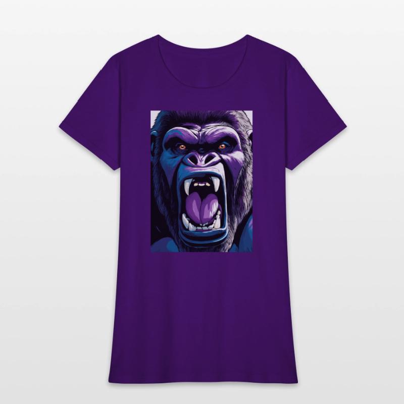 gorilla yelling