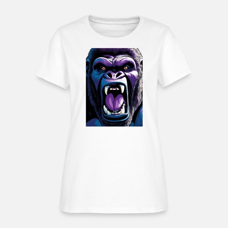 gorilla yelling