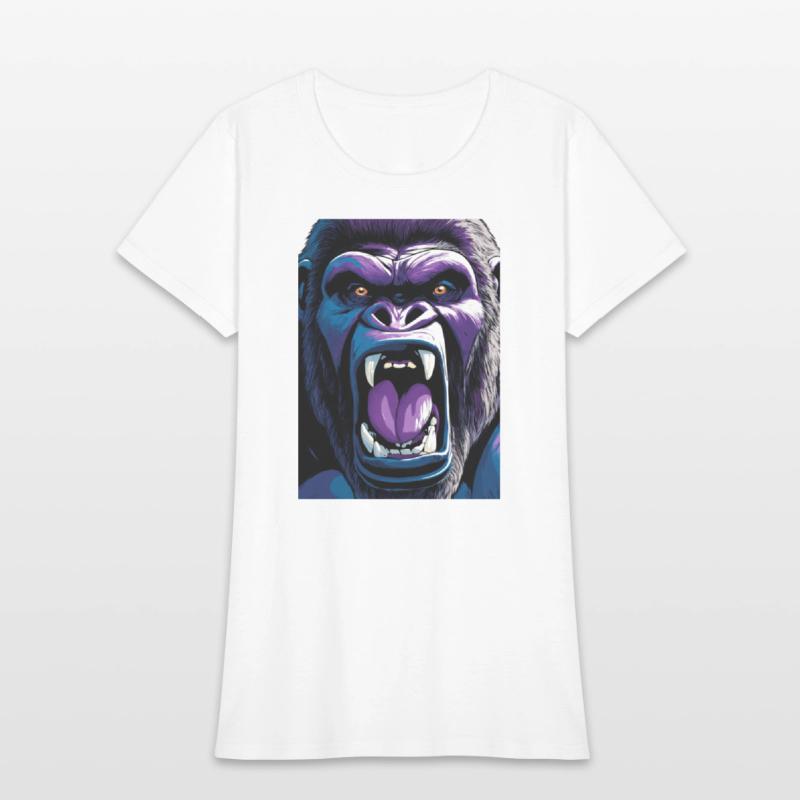 gorilla yelling