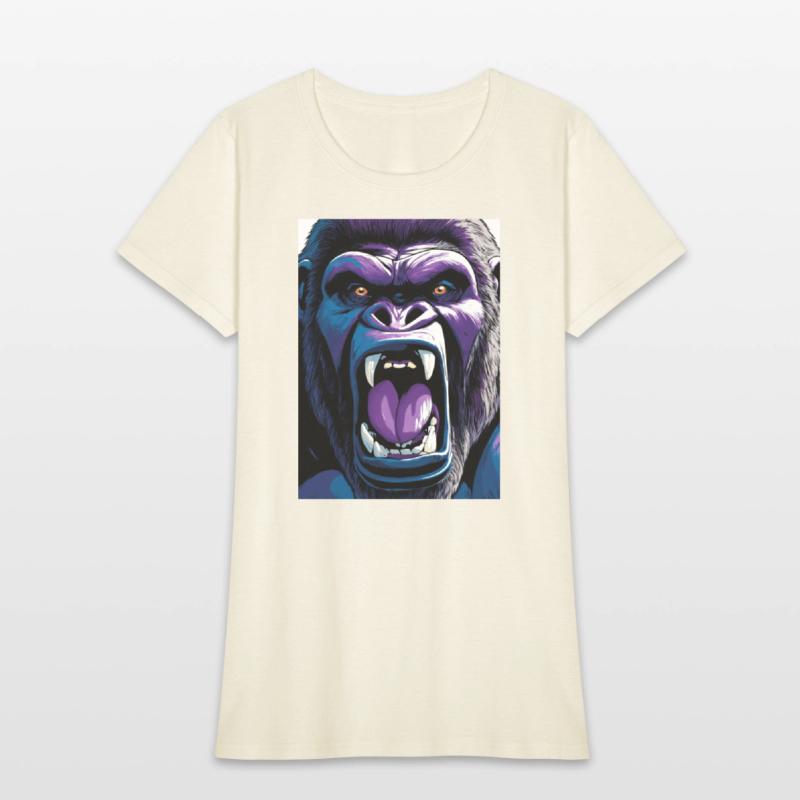 gorilla yelling