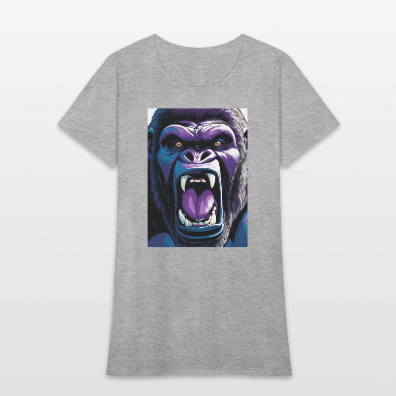 gorilla yelling