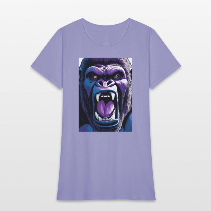 gorilla yelling