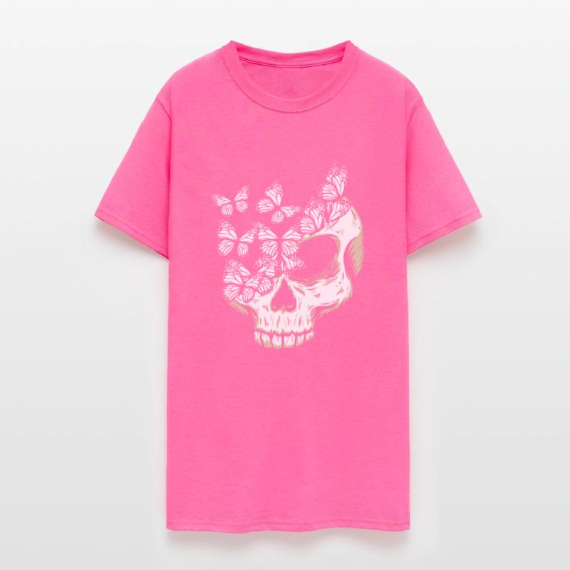 Gothic Butterfly Skull Bones Skeleton Death Grave