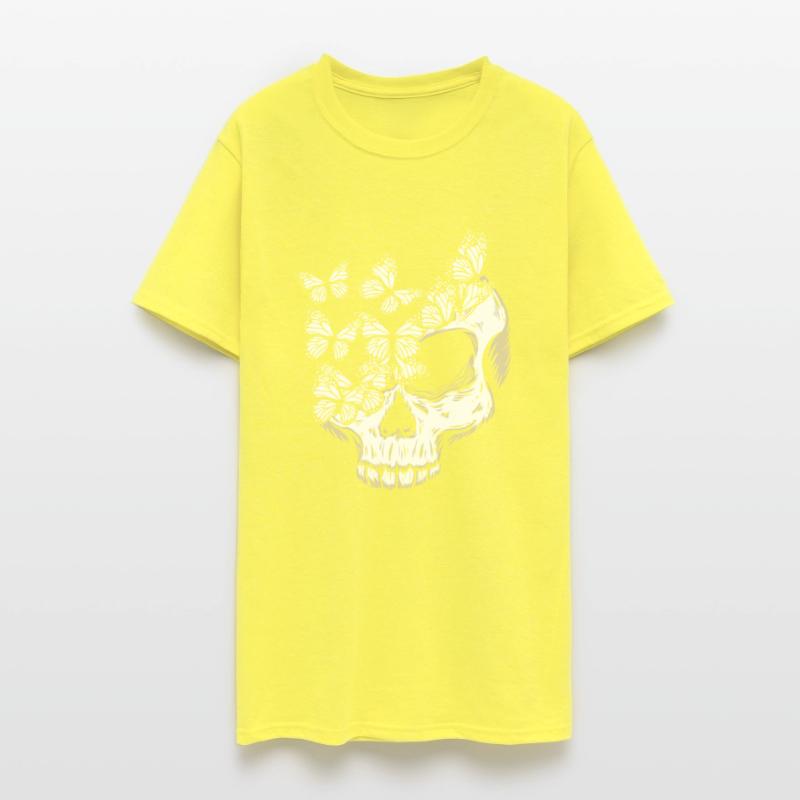 Gothic Butterfly Skull Bones Skeleton Death Grave