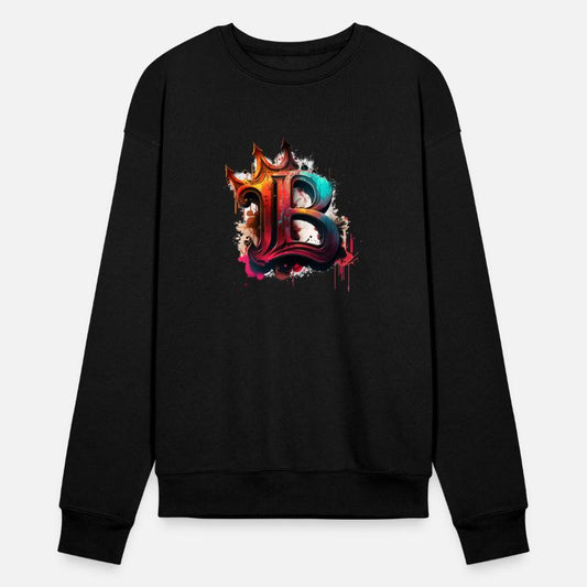 Graffiti Initial Letter "B" with 👑