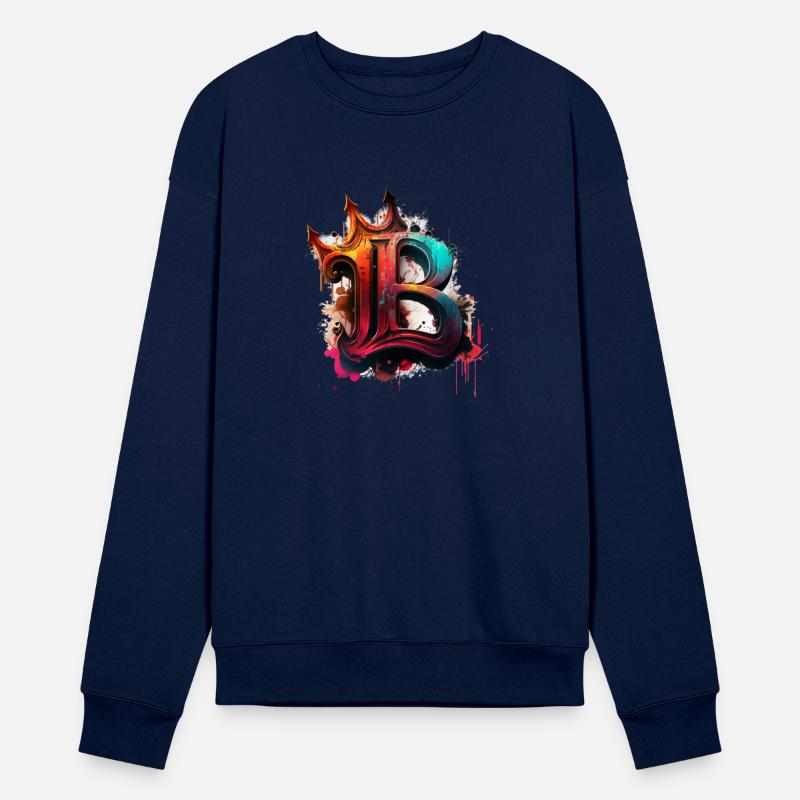 Graffiti Initial Letter "B" with 👑