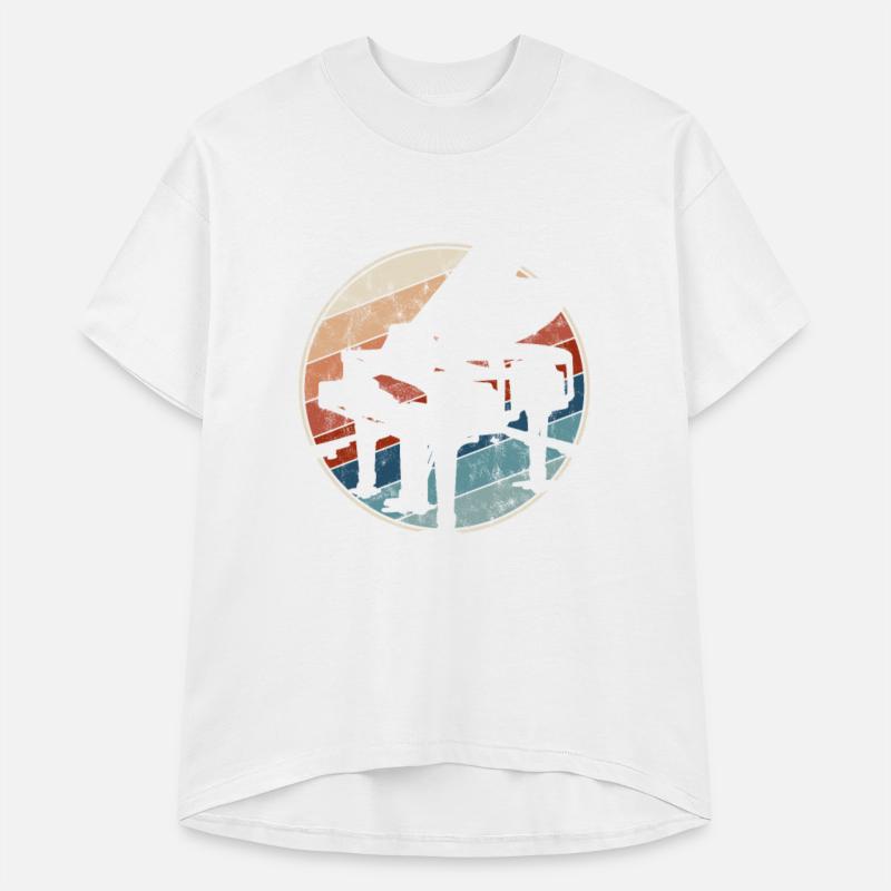 Grand Piano in Retro Style